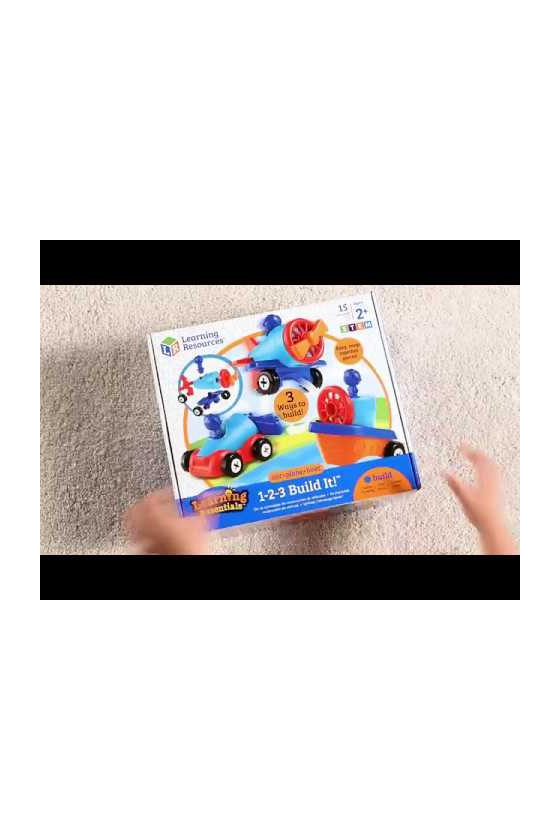 Plane Learning Resources Learning Essentials STEM 1-2-3 Build It Car Boat NEW 